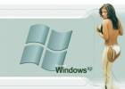 Windows XP - обнажённая девушка